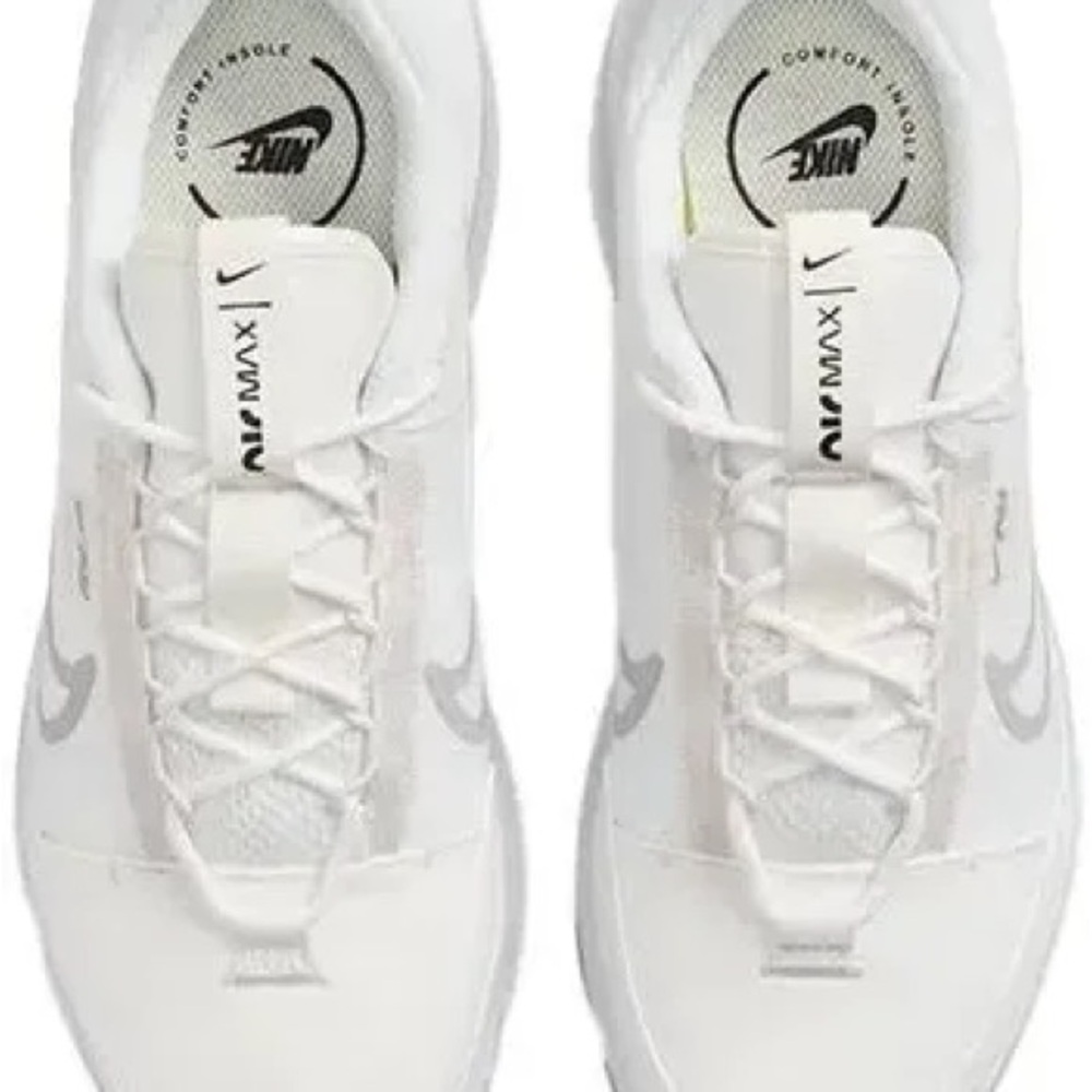 Womens Nike Air Max White Sneakers with Gray Accents in Size 10 [LIKE NEW] - Picture 8 of 10